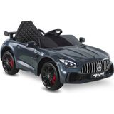 Babyhope 444 Gtr Sport Akülü Araba 12V Antrasit Renkli 25 kg Kapasite ve Deri Koltuk ile Eğlenceli Sürüş