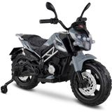 Babyhope 447 Motocross Akülü Motor 12V Gri Tek Kişilik 25 kg Taşıma Kapasitesi ile Konforlu Kullanım