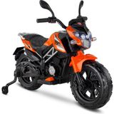 Babyhope 447 Motocross Akülü Motor Çocuk Motoru 12V Turuncu