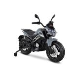 BabyHope 447 Motocross Akülü Motor Çocuk Motoru Gri