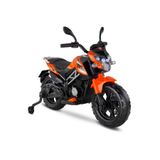 BabyHope 447 Motocross Akülü Motor Çocuk Motoru Turuncu