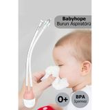 Babyhope Esp-923 Bebek & Çocuk Burun Aspiratörü 0-10 Yaş Uyumlu Temizleme Cihazı Pembe pembe