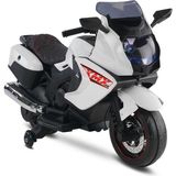 Babyhope Ledli Akülü Motor 12V 438A XMX-316 3 Tekerlekli Beyaz Motosiklet 18 kg Kapasite