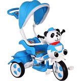 Babyhope Little Panda Mavi Beyaz Çocuk Bisikleti 1-4 Yaş Arası Ebeveyn Kontrolü ile Güvenli