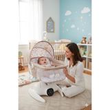 BabyHope Otomatik Sallanır Kumandalı Ana Kucağı/ Beşik Gri Elektrikli Beşik ve Ana Kucağı 2ın1