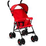Babyhope SC 107 Kırmızı Baston Bebek Arabası 12 kg Taşıma Kapasitesi ile Kolay Kullanım