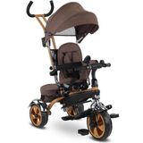 Babyhope Star Kahverengi Üç Teker Çocuk Bisikleti 1-3 Yaş Arası Stabil Çelik Gövde Özellikli BH-9500 - Renkli