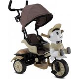 Babyhope Yupi Lüx Üç Teker Bisiklet Bej Renk 1-4 Yaş Arası Kullanıma Uygun Koruma Barı ile