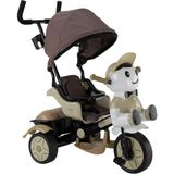 Babyhope Yupi Triycle Lüx Üç Tekerlikli Bisiklet Kahve - Kahverengi