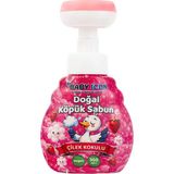 Babyİcon Doğal köpük sabun çiçek form çilekli pembe renkli 350 ml (2 ADET)