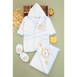 babyist Erkek Çocuk Lüx Lion Bornoz Set