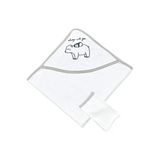 Babyjem 062 Gri Unisex Yeni Doğan Bebek Banyo Havlusu