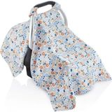 Babyjem 159 / Mavi Müslin Ana Kucağı Örtüsü