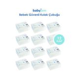 Babyjem 907 60 Adet 12'li Bebek Kulak & Burun Çubuğu
