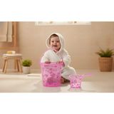 Babyjem 923 Şeffaf Kova & Maşrapa Set Pembe Desenli