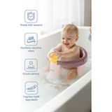 Babyjem Baby Jem Mürdüm Renkli Önden Açılır Banyo ve Mama Oturağı Pratik Kilit Sistemi ile Konforlu Kullanım
