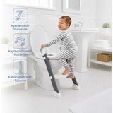 Babyjem Basamaklı Katlanır Klozet Adaptörü Beyaz