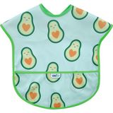 Babyjem Baskılı Blw Kolsuz Mama Önlüğü Avakado Desen - Yeşil - 0 - 3 Ay