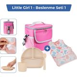 Babyjem Bebek Hediye Beslenme Seti Little Girl 5 Parça - Çok Renkli