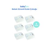 Babyjem Bebek Kulak & Burun Çubuğu 60 Adet/ 6'Lı