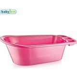 Babyjem Bebek Şeffaf Banyo Küveti (Pembe Desenli) - Çok Renkli