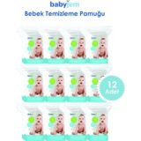 Babyjem Bebek Temizleme Pamuğu 12'li