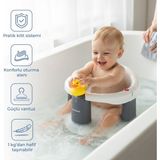 Babyjem Beyaz Önden Açılır Banyo & Mama Oturağı Güvenli Kullanım ve Rahat Oturma Alanı