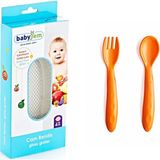Babyjem Cam Rende + Mama Kaşık Çatal Takımı Sarı