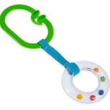 Babyjem Çıngıraklı Puset Halkası Oval (Yeşil)