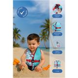 Babyjem Deniz Havuz Çocuk Yüzme Yeleği UV Korumalı 1-4 Yaş Yeşil