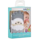 Babyjem Diş Kaşıyıcılı Havlu Bebek Çorap 6-12 Ay Gri Kuzu