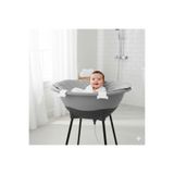 Babyjem Elegant Ayaklı Bebek Banyo Küvet & Filesi, Soft Gri