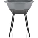 Babyjem Elegant Ayaklı Küvet Bebek Küveti, Gri - 0 - 19 lt - Çok Renkli