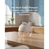 Babyjem Giyilebilir Göğüs & Süt Pompası Ultra Vakumlu Beyaz Elektrikli Model 180 ml Kapasiteli