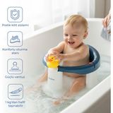 Babyjem İndigo Mavi Önden Açılır Banyo & Mama Oturağı 0 - 3 Yaş Güvenli Kullanım Özellikleri