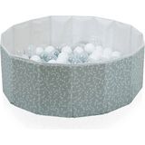 Babyjem Katlanabilir Bebek Top Havuzu Yeşil Çiçek - 83 x 30 cm