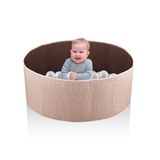 Babyjem Katlanabilir Top Havuzu - 83 x 30 cm - Somon - Pembe