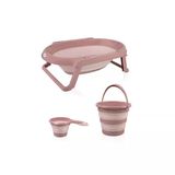 Babyjem Katlanır Banyo 3'Lü Küvet Seti 765 Somon