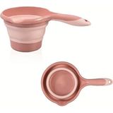 Babyjem Katlanır Bebek Banyo Maşrapa Somon Kaliteli Malzeme ile Ergonomik Tasarım