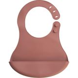 Babyjem Mini Silikon Mama Önlüğü Mocha - Kahve - 20 x 20 cm