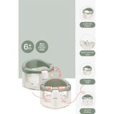 Babyjem Önden Açılır Banyo & Mama Oturağı Soft Yeşil Çok Renkli