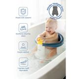 Babyjem Önden Açılır Banyo Ve Mama Oturağı Ve Hediye Minderli - 2 ' Li Set İndigo Mavi