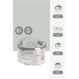 Babyjem Önden Açılır Banyo Ve Mama Oturağı Ve Hediye Minderli - 2 ' Li Set Soft Yeşil