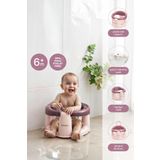 Babyjem Önden Açılır Banyo&Mama Oturağı Soft Pembe