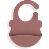 Babyjem Oval Hazneli Silikon Mama Önlüğü Mocha - 0 - 1,5 Yaş - Kahverengi