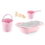 Babyjem Pembe Bebek Banyo Küvet Seti 5 Parça 439 Pembe 8681049224392