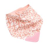 Babyjem Pembe Kareli Diş Kaşıyıcılı Poplin Fular Önlük