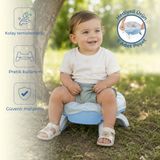 Babyjem Portatif Lazımlık Mavi 5 Poşet Hediyeli Kolay Temizlenebilir Güvenli Malzeme 15 Ay ve Üzeri
