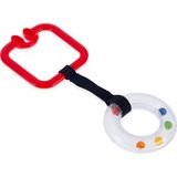 Babyjem Pusete Asılabilir Kare Sesli Çıngırak Kırmızı