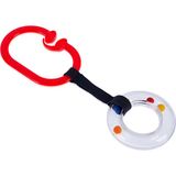 Babyjem Pusete Asılabilir Oval Sesli Çıngırak Kırmızı